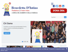 Tablet Screenshot of benedettadintino.it